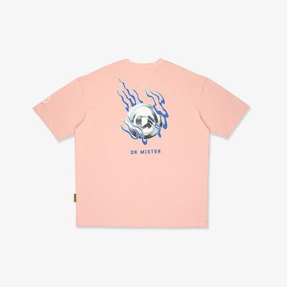 Flaming Pearl Broad Tee - Beige Pink