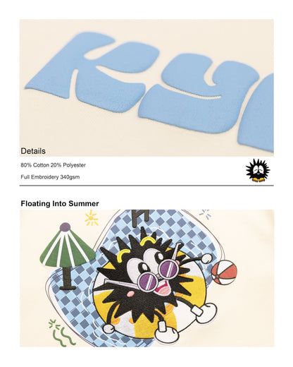 Floting Into Summer Tee Cream