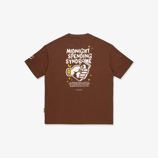 Money Taken Broad Tee - Walnut Brown