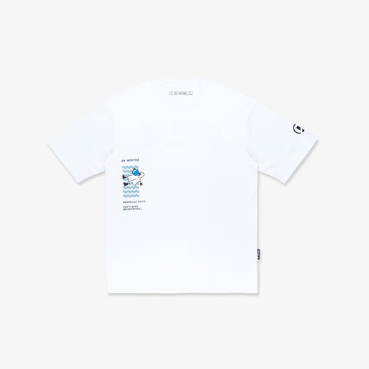 Float Oversized Tee - White