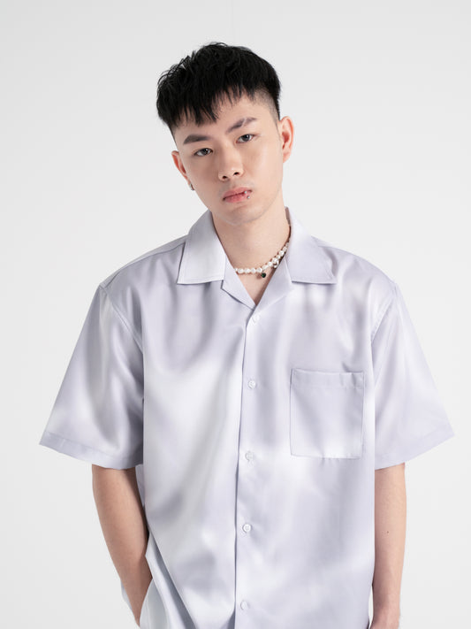 NCVR Mosaic Cuban Shirt | Grey