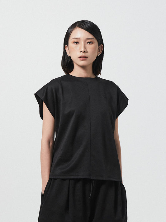 Ordinary Cap Sleeve Top | Black