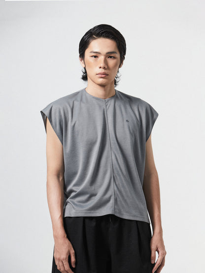 Ordinary Cap Sleeve Top | Grey