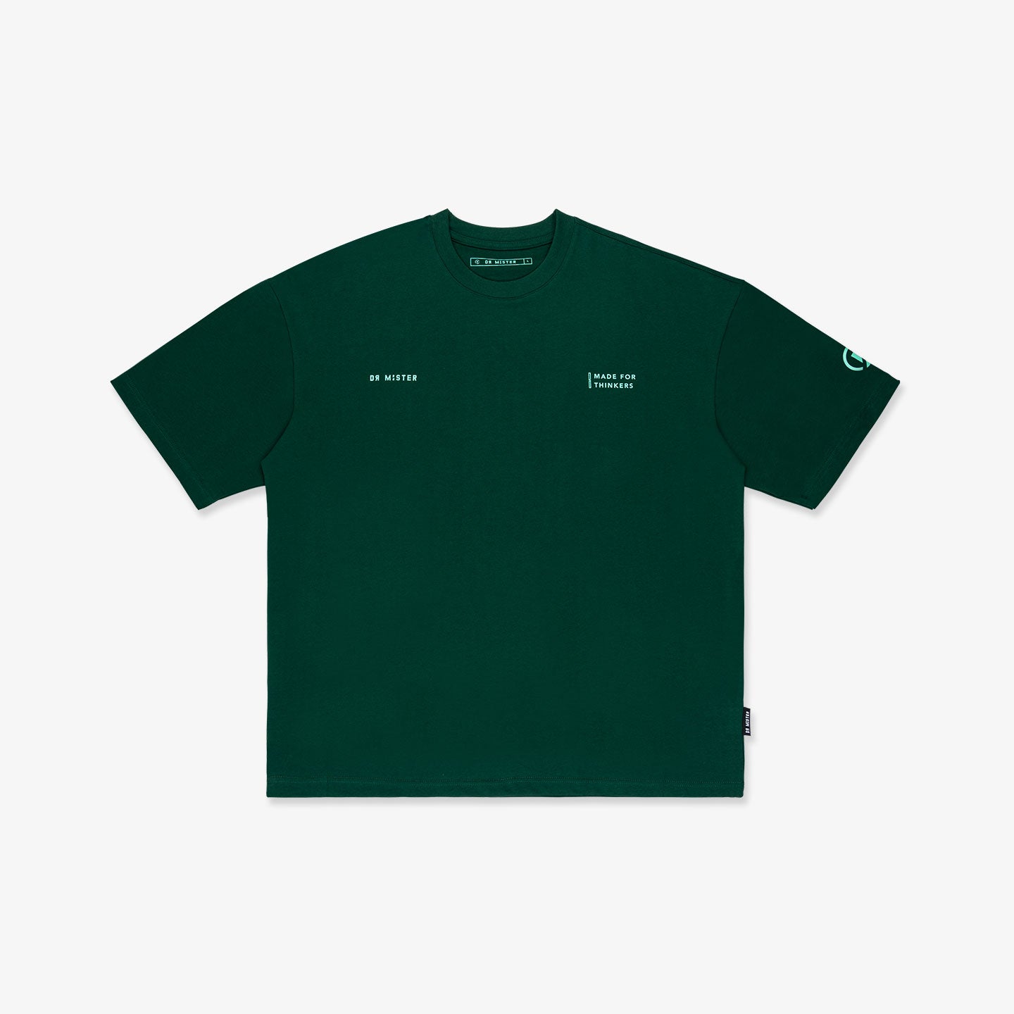 Outline Logo Broad Tee - Pine Green