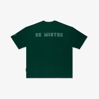 Outline Logo Broad Tee - Pine Green