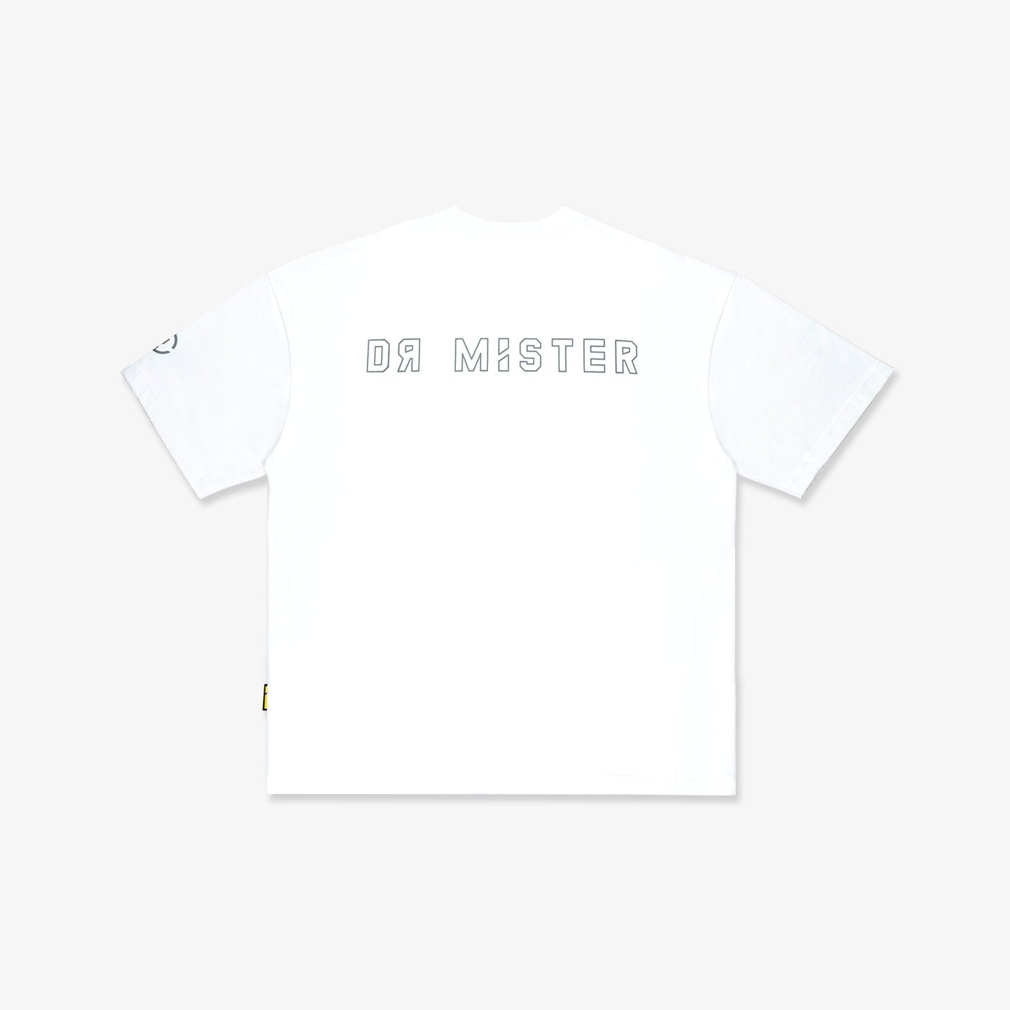 Outline Logo Broad Tee - White