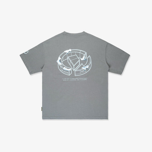 Perpetual Campus Broad Tee – Light Grey