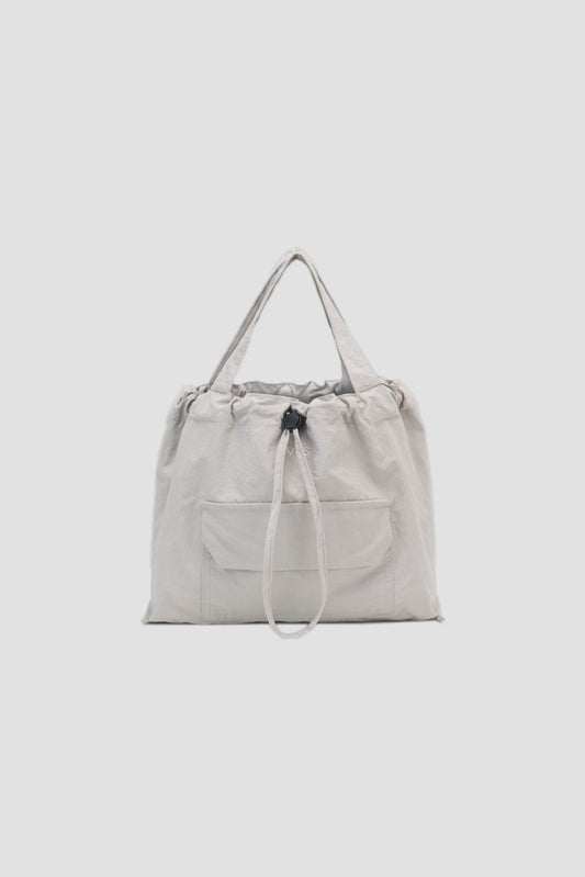 Small Classic Nylon Tote (Light Grey)