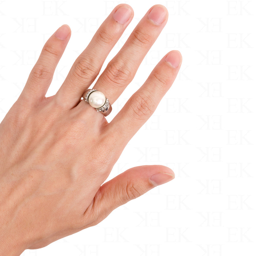 Pearl Ring Silver