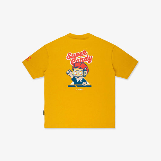 Super Candy Broad Tee – Amber Yellow