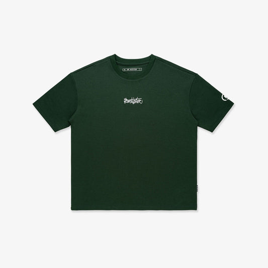 Signature Motif Broad Tee - Sacramento Green