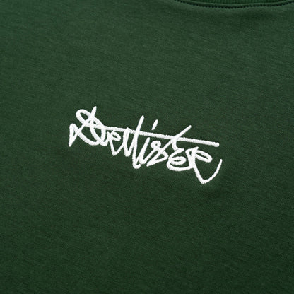 Signature Motif Broad Tee - Sacramento Green