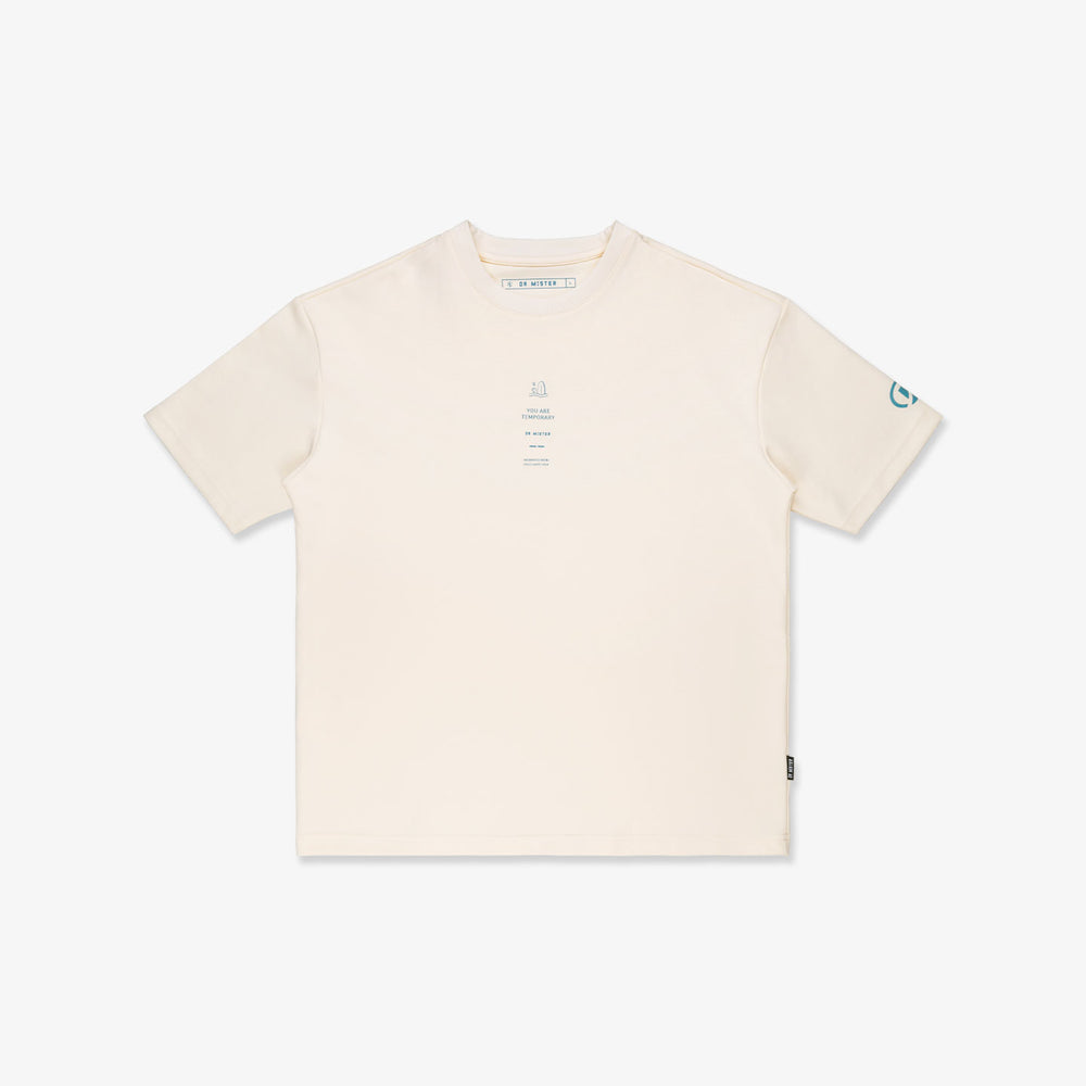 SkullWave Broad Tee - Cream