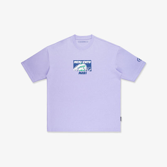 SkullWave Broad Tee - Light Purple