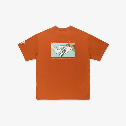 Sneakerella Broad Tee - Rust Orange