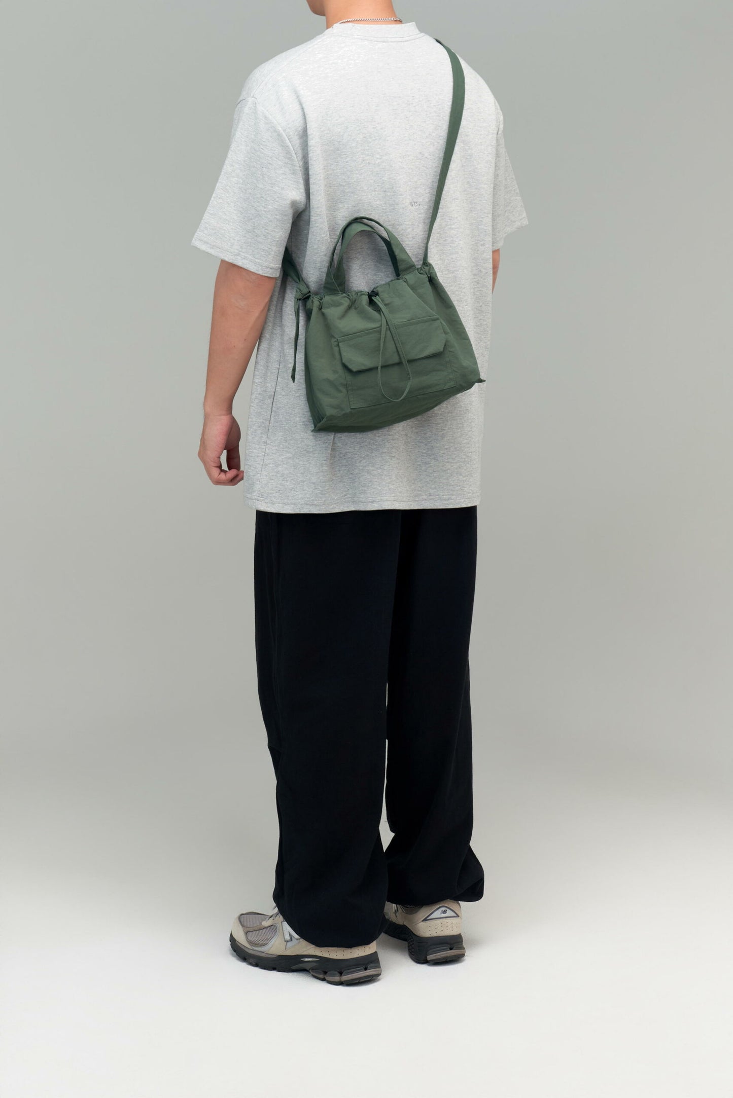 Small Classic Nylon Tote (Forest)