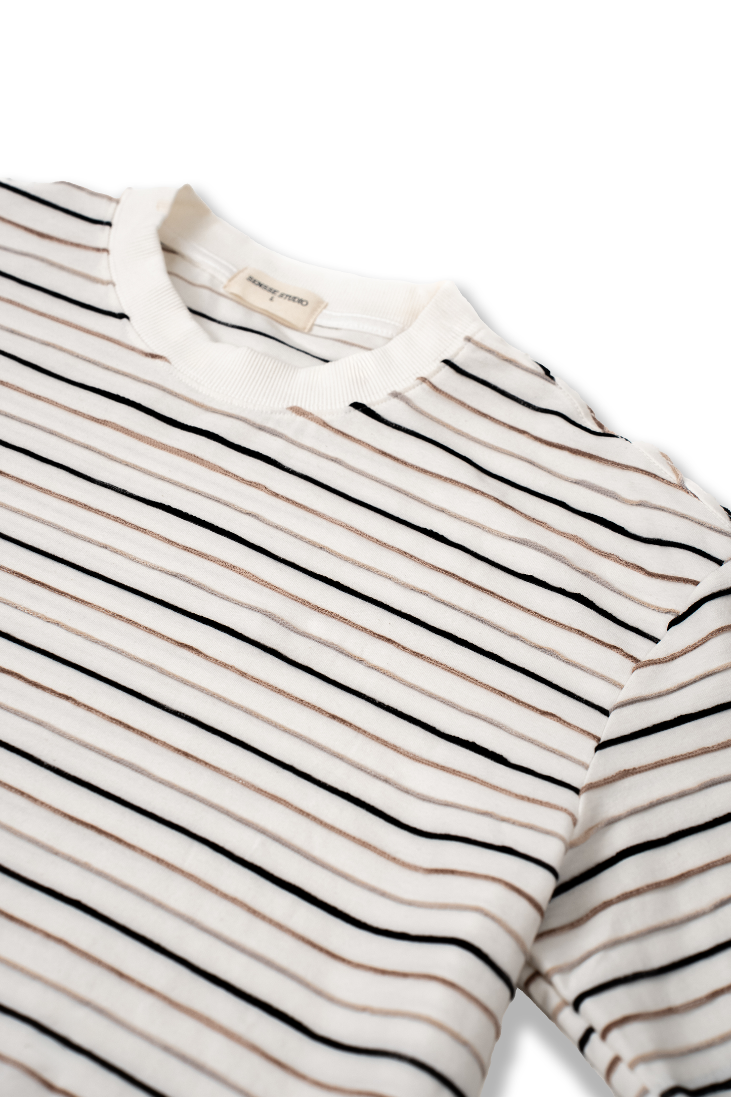 Striped Crew Neck Tee