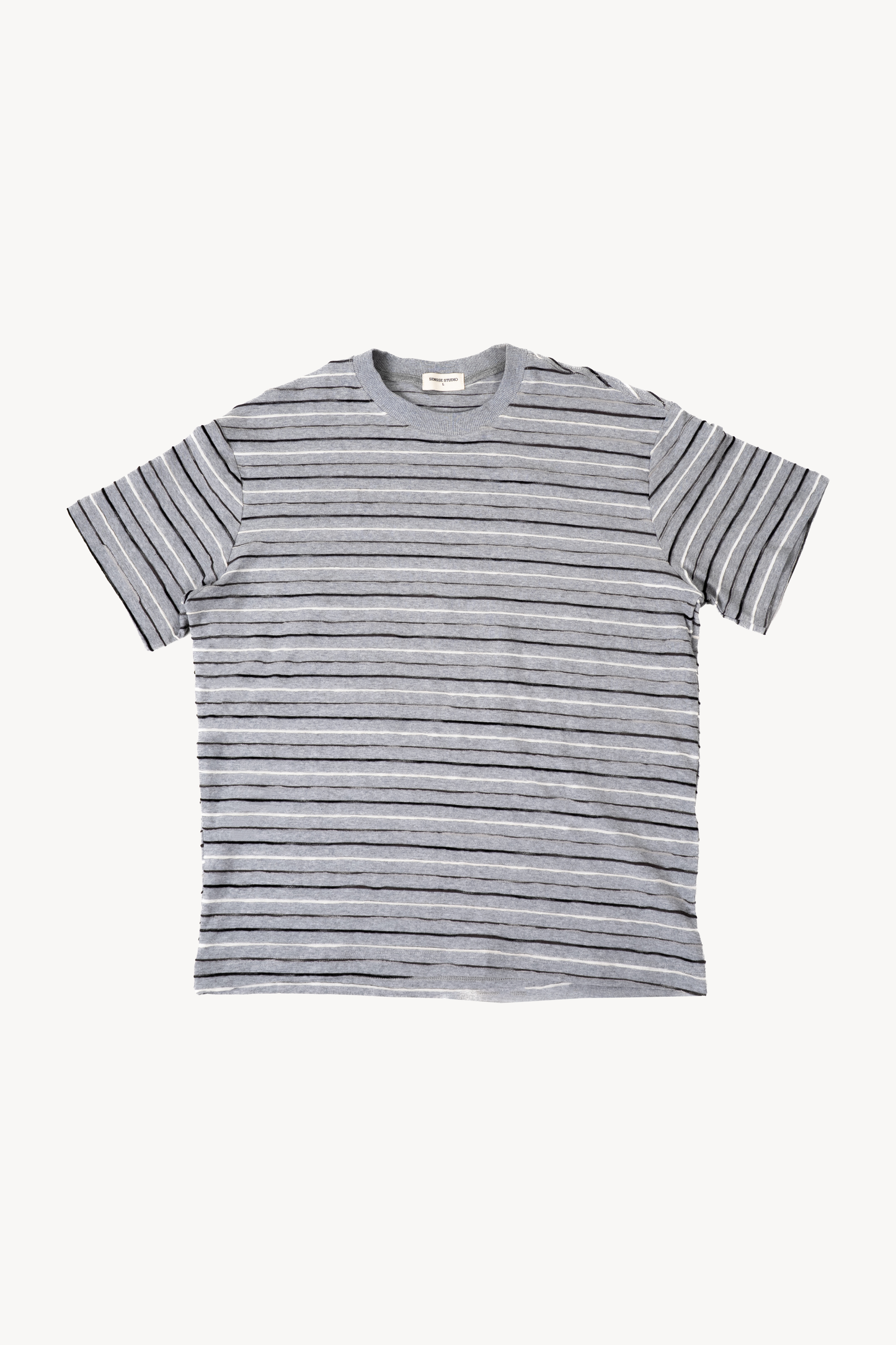 Striped Crew Neck Tee