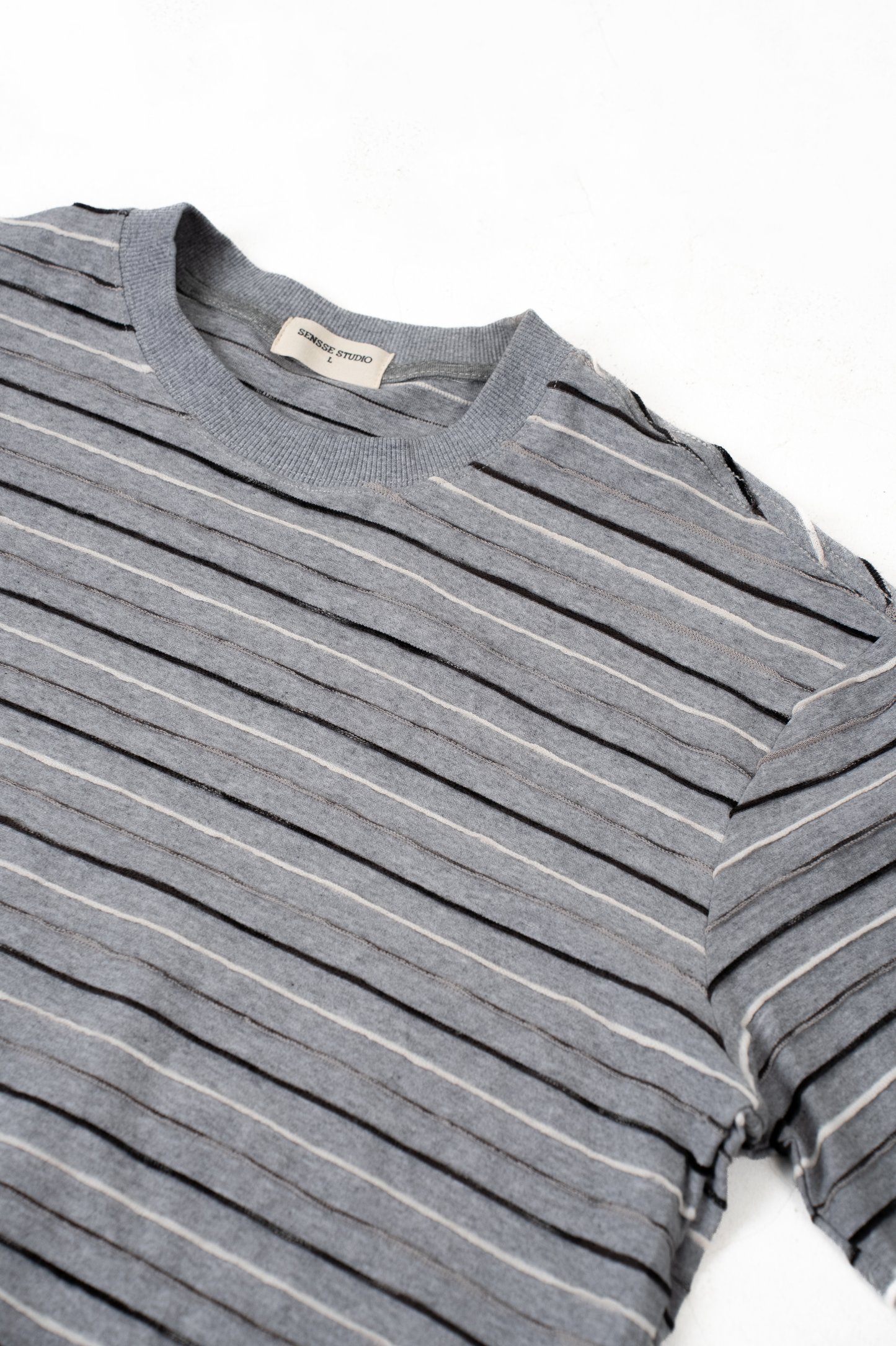 Striped Crew Neck Tee