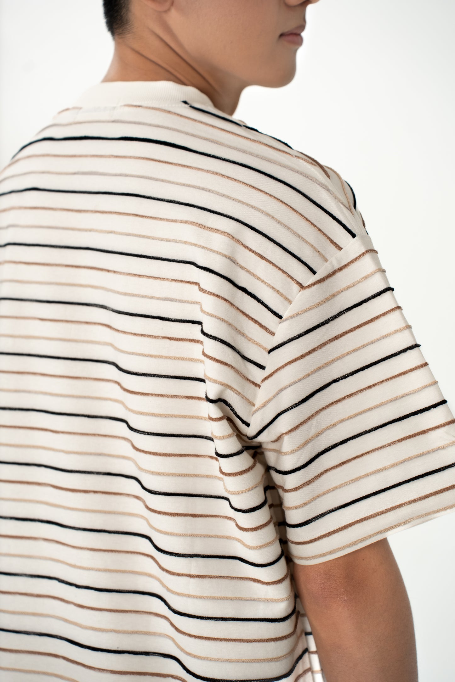 Striped Crew Neck Tee