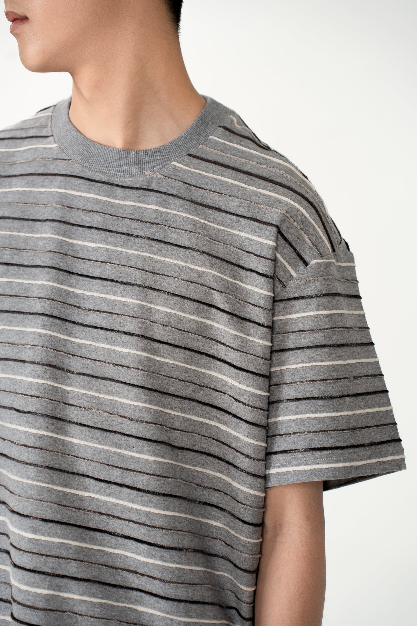 Striped Crew Neck Tee