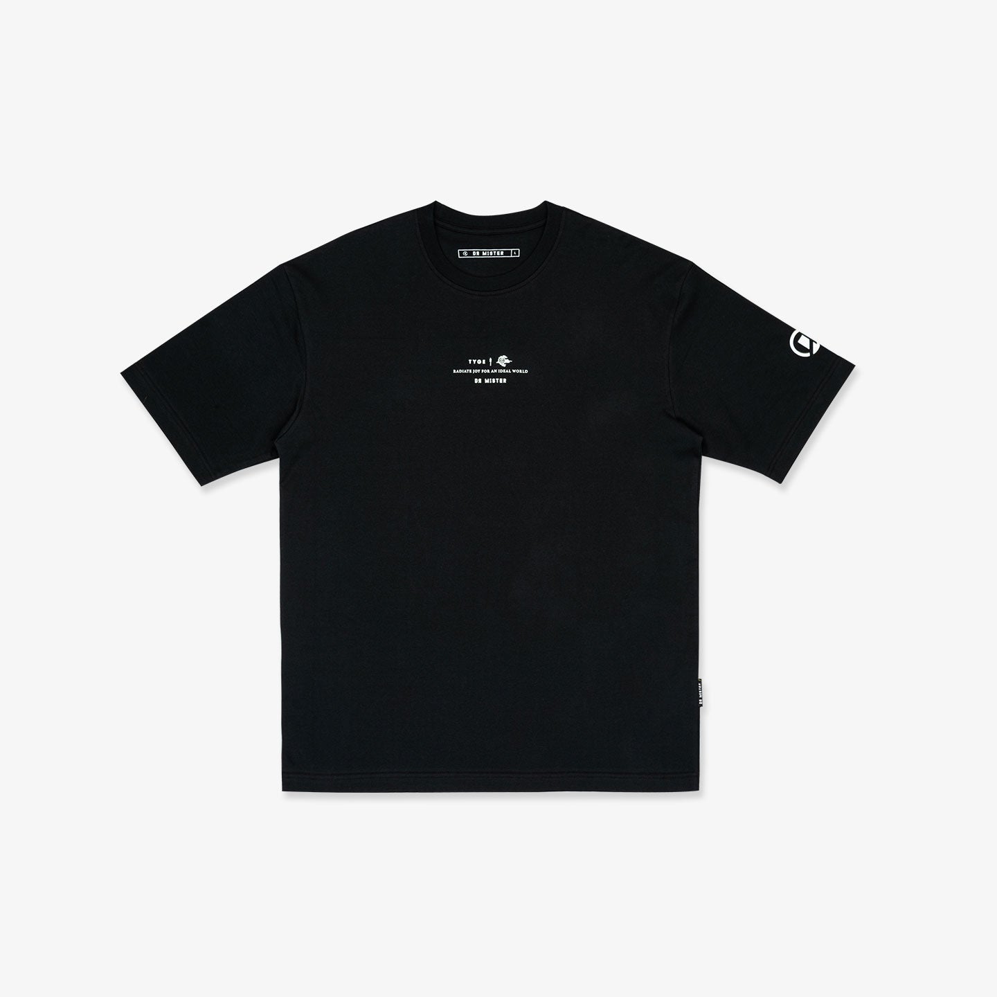 Tyge Dragon Oversized Tee - Black