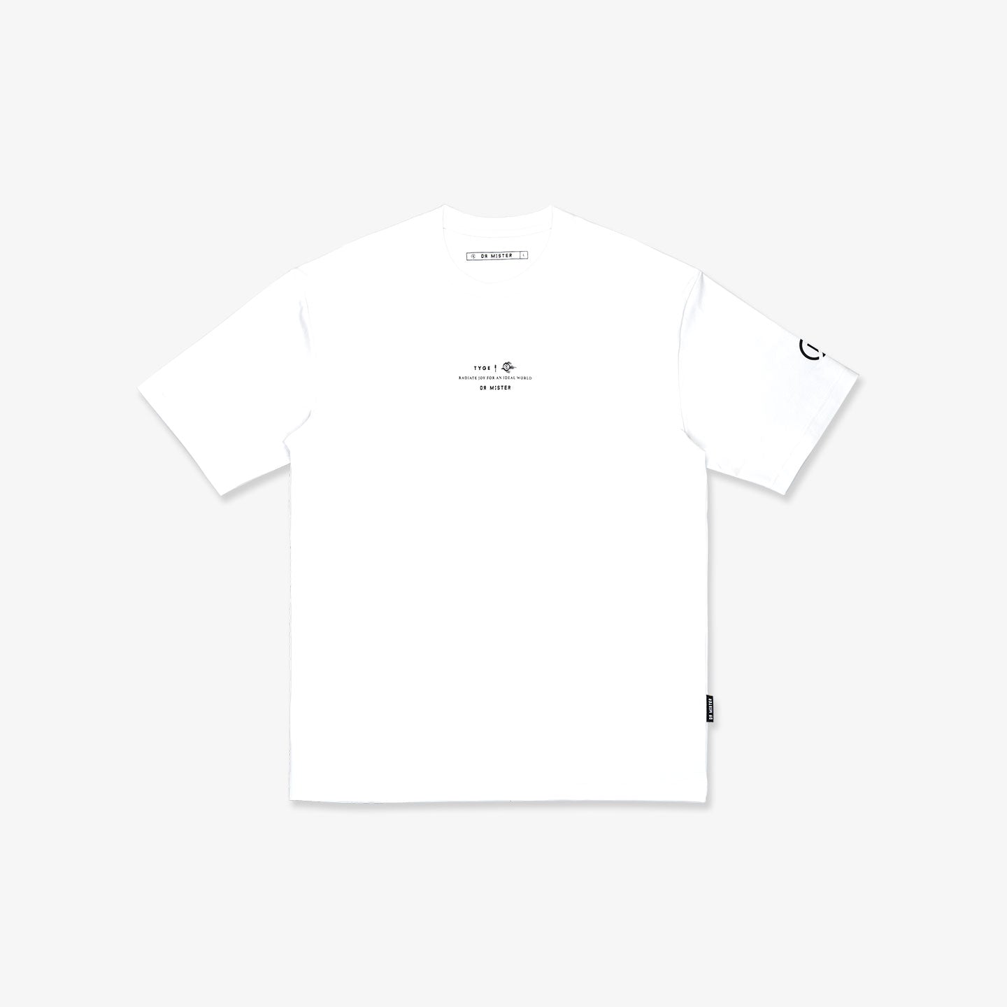 Tyge Dragon Oversized Tee - White