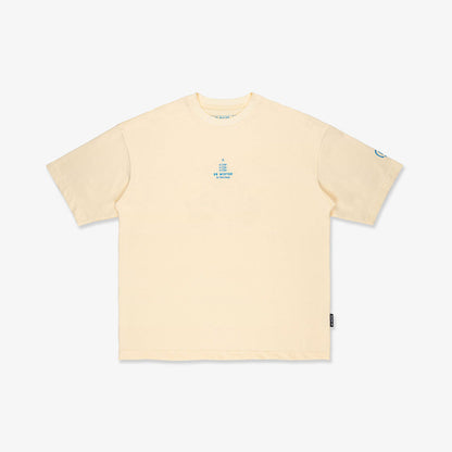 To The Moon Broad Tee – Cream