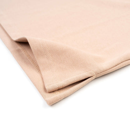 Patched Polo Tee - Beige