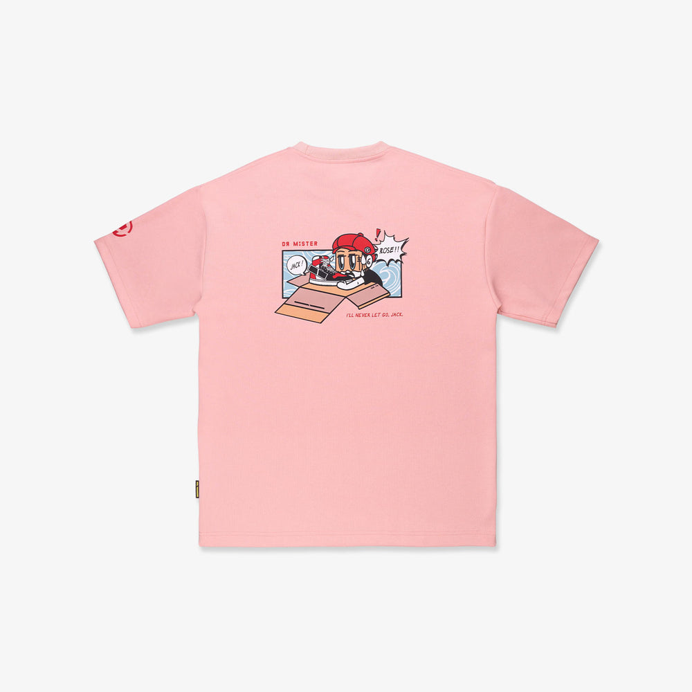 Tragic Romance Broad Tee - Beige Pink