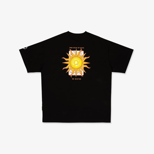 The Sun Broad Tee - Black