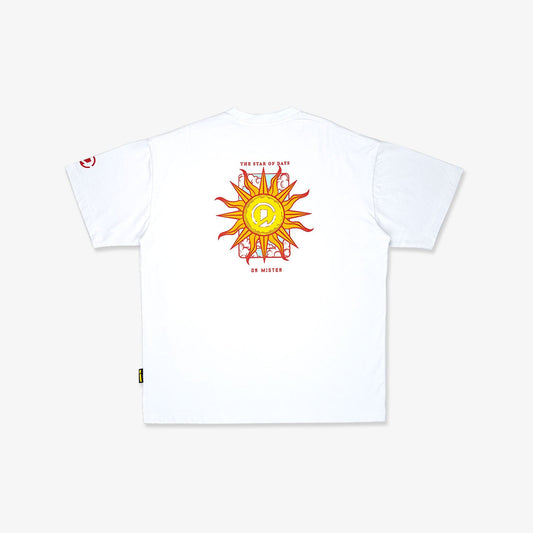 The Sun Broad Tee - White