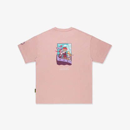 Vintage Romance Broad Tee - Dust Pink