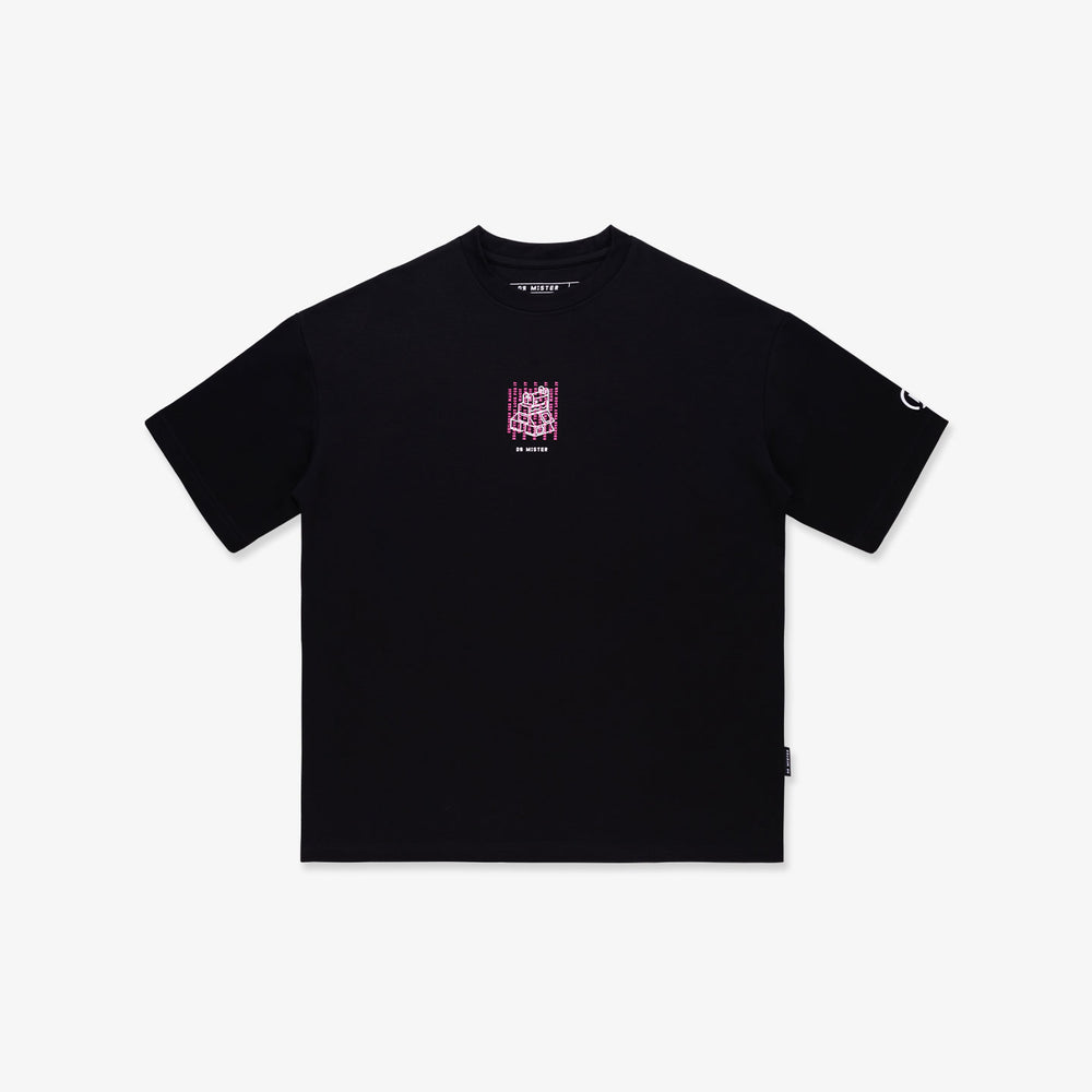 Wooden Dino Broad Tee - Black