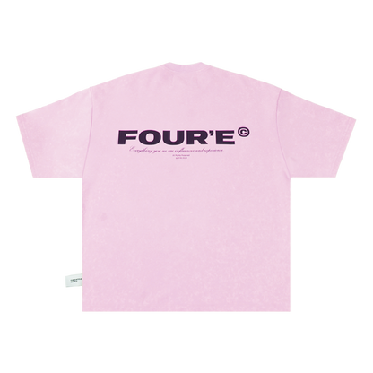 Everyday Logo Tee - Washed Pink