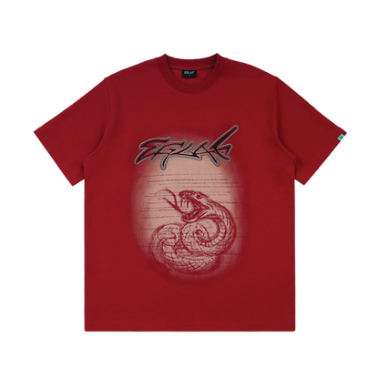 Fearless Serpent Tee (Red)