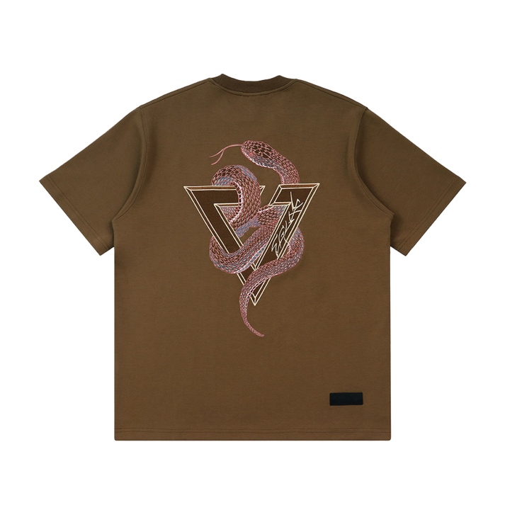 Serpent Logo Tee Khakis