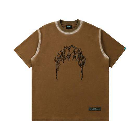 RC Stoned Washed Tee Brown