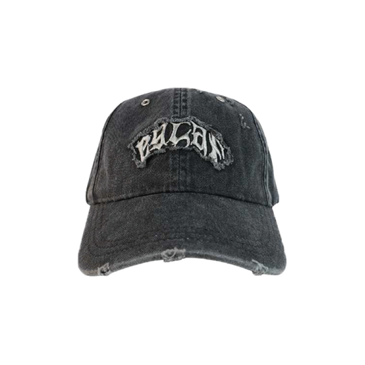 RC Distressed Embroidery Logo Cap Black