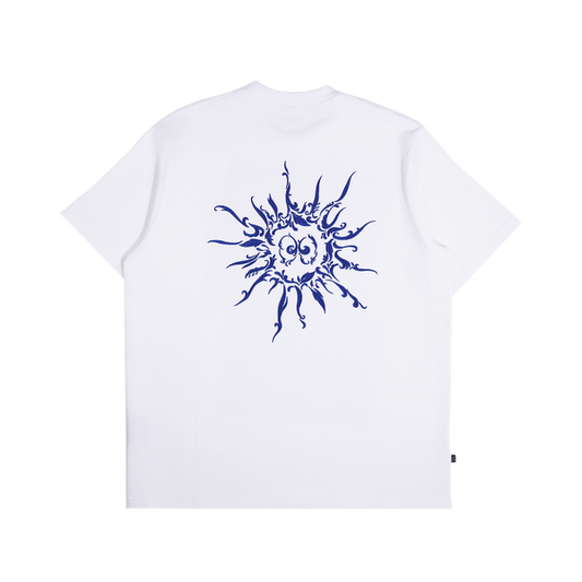 Vintage Lunar Ceramic Blossom Tee White