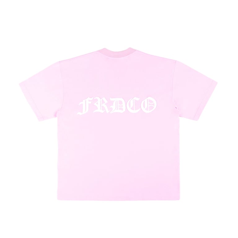 SS24 EMBOSSED LOGO PINK TEE