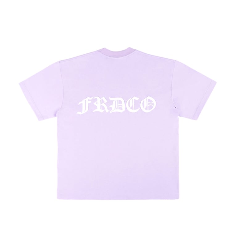 SS24 EMBOSSED LOGO PURPLE TEE