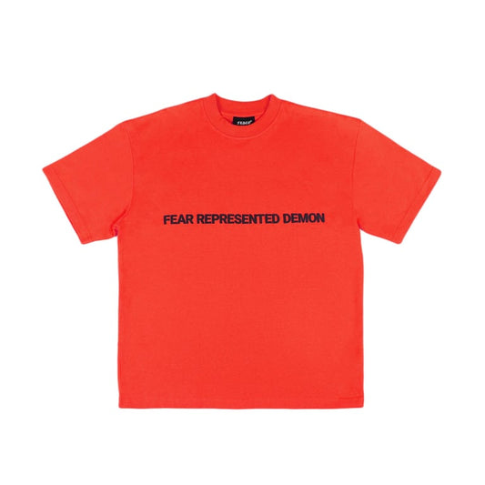 SS24 EMBOSSED LOGO RED TEE