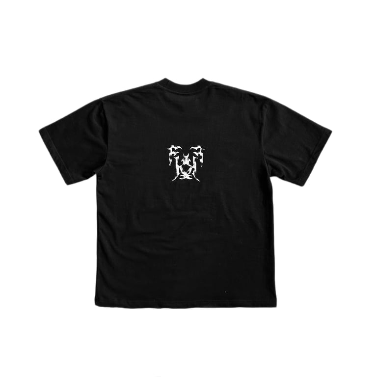 FK TEAR LOGO BLACK TEE