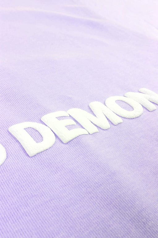 SS24 EMBOSSED LOGO PURPLE TEE