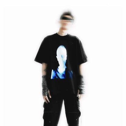 FK BLUE KID LOGO BLACK TEE