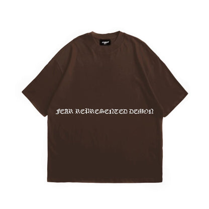 EGYPT ESSENTIAL LOGO BROWN TEE