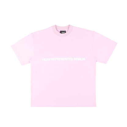 SS24 EMBOSSED LOGO PINK TEE