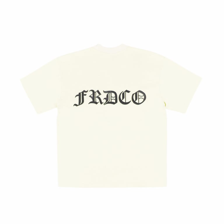 SS24 EMBOSSED LOGO CREAM TEE