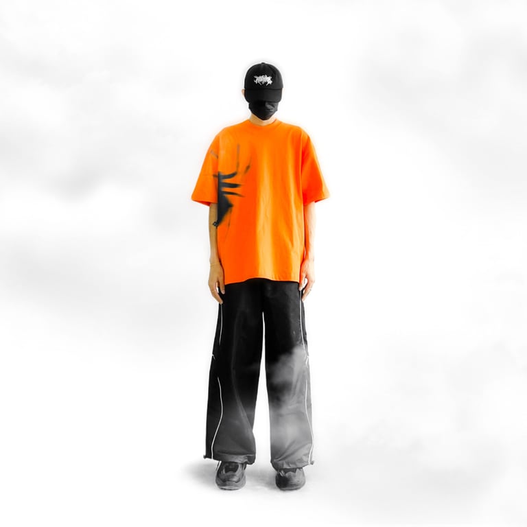 FK SPIDERS MOTION LOGO ORANGE TEE